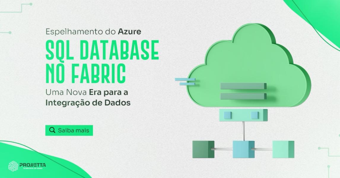 Ilustração sobre o tema Espelhamento do Azure SQL Database no Fabric